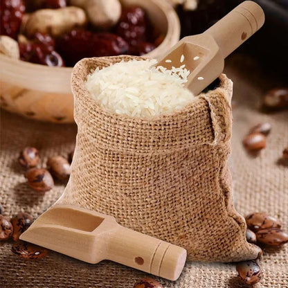 مجموعة جاروف توابل من خشب البامبو 6 قطع
